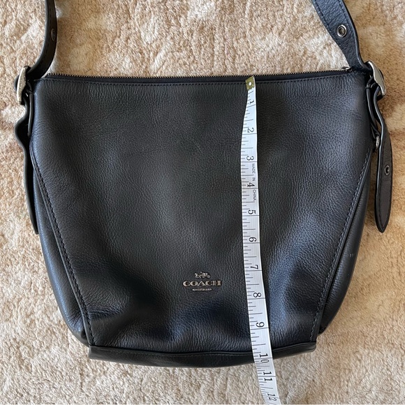 Coach Bags Coach Dufflette Pebble Leather Crossbody Bag In Black Poshmark